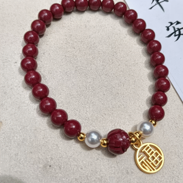Cinnabar Bead Bracelet Collection - Image 21