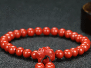 Cinnabar Bead Bracelet Collection