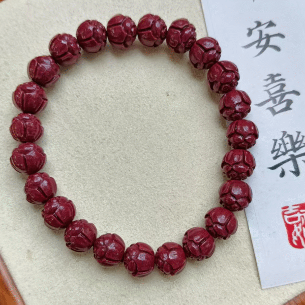 Cinnabar Bead Bracelet Collection - Image 18