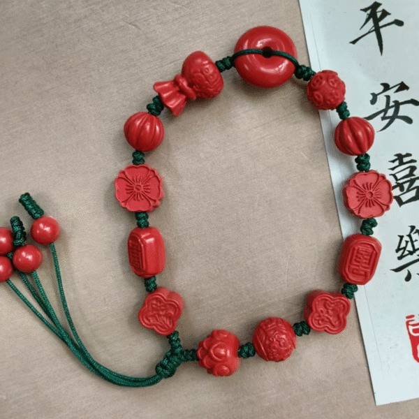Cinnabar Bead Bracelet Collection - Image 20