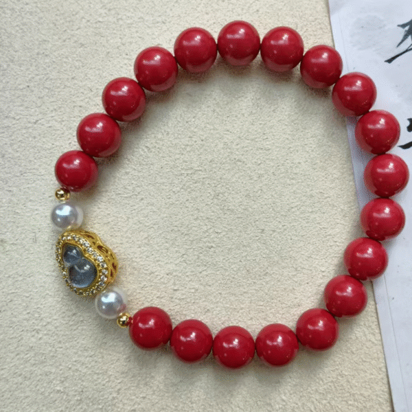 Cinnabar Bead Bracelet Collection - Image 19