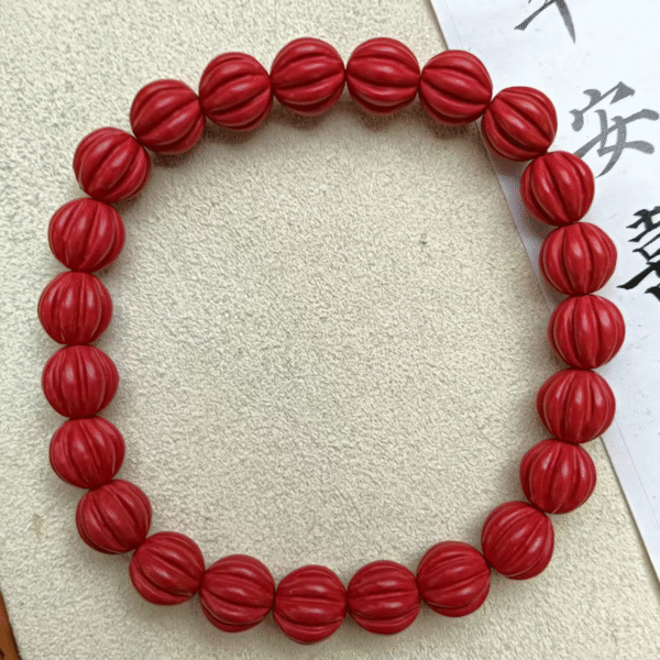 Cinnabar Bead Bracelet Collection - Image 16