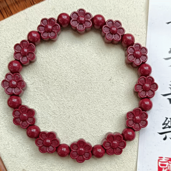 Cinnabar Bead Bracelet Collection - Image 12