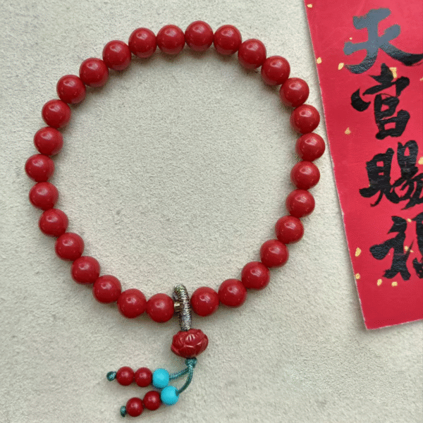 Cinnabar Bead Bracelet Collection - Image 13