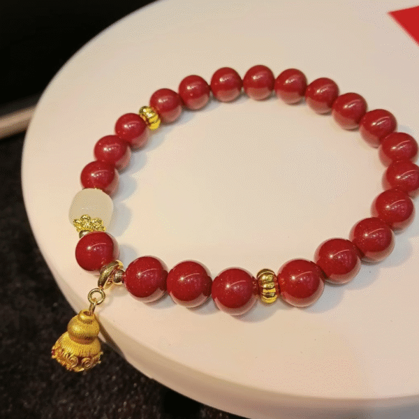 Cinnabar Bead Bracelet Collection - Image 11
