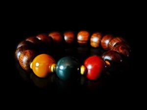 Three Blessings Sandalwood Bracelet