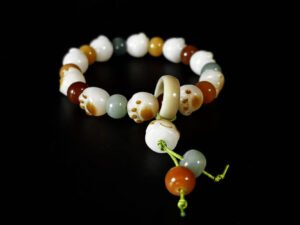Triad Blessings Cat Claw Bodhi Bead Bracelet